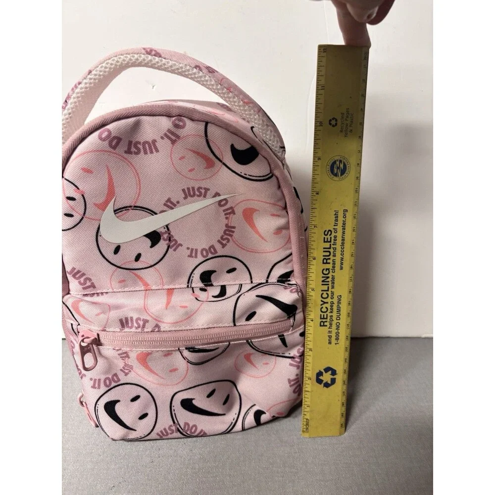 Nike Brasilia Just Do It Fuel Pack Lunch Bag Box Tote White Splatter Swoosh
